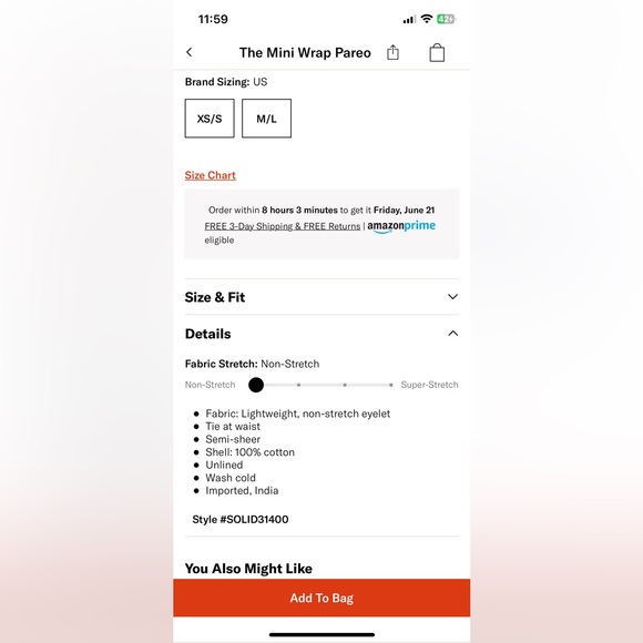 Solid & Striped - The Mini Wrap Pareo in chartreuse - Picture 7 of 7